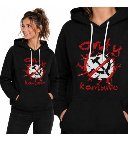 BLUZA DAMSKA Z KAPTUREM ANTY KOMUNA 2
